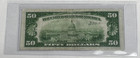 1929 National Currency  50 Federal Reserve Bank Of Ny Fancy Low Serial 00000555