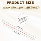 229  c 10a 250v Universal Rice Cooker Thermal Fuse Both End Ring Terminals
