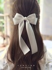 Korean Style Fashion Fabric Hair Bow Hairpin For Women Girls Ribbon Hair