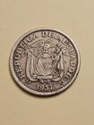 1937          Ecuador Un Sucre World Coin Km78 1 Low 9m Mintage Vg-fine Free Ship