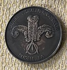 Nola Mardi Gras Doubloon Slidell Women s Civic 1978 Toy Land  999 Silver Round