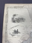 Part Of South Australia 1851 Antique Map Hand Coloured John Tallis   Company