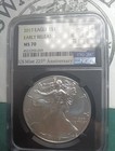 2017 American Silver Eagle Early Releases Ngc Ms70 225th Anniversary Label Ej115