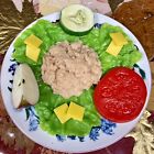 Fake Faux Food Salad Lot Meat Fruit Vegetables Cheese Deli Display Movie Prop
