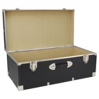 30 Inch Storage Trunk Durable Wood Box Organizer Bedroom Living Room Closet New