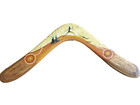Returning Boomerang Aboriginal  Australia Hand Painted 18    Decorative