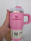 New Stanley Cup Quencher H2 o Water Bottle Tumbler 20 Oz  Peony Pink 8 Hrs Cold