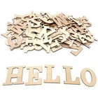 96pcs Unfinished Wooden Alphabet Letters   Numbers For Diy Crafts  Home Decor