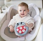 Baby Bath Pad For Infant Bathtub Sink - Flower Mat Tub Lounger Petal Grey Unisex