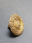 Antique Cast Brass Door Knob Victorian Eastlake Embossed Design