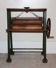 Vintage Child s Washing Mangle wringer - Metal And Wood