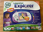 Purple Leapfrog Leapster Explorer Lot-console   4 Games Dora Toy Story Globe Lnc