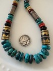 Vintage Tommy Singer Navajo Sterling Turquoise Necklace