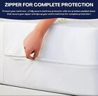 Bamboo King Mattress Protector Zippered Matress Encasement Waterproof Cover