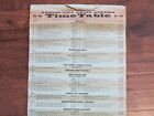 1958 Kansas City Union Station Timetable No  599