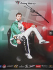 Daniel Suarez Autographed  99 Trackhouse Chevy Nascar 8x10 Photo Handout