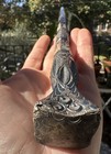 Antique Parasol Handle Sterling Silver   Tortoiseshell Art Nouveau 160g