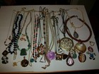 Large Lot Of Vintage   New Jewelry - All Wearable   - 65  Pcs 