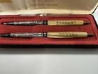 Vintage Perfumed Writing Pens Arpege Y Chanel No5 14 K Gold Ballpoint Set Vtg