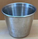 Lot Of 23 Stainless Steel Sauce Cups 2 Oz Condiment Ramekins Same Day Shipping 