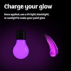 Fabric   Textile Uv Paint Set   Set Of 8 Neon Black Light Glow Paints   