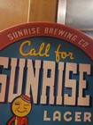 Vintage Sunrise Beer Tray Cleveland  Oh