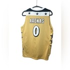 Adidas Nba Washington Wizards Gilbert Arenas  0 Youth L Gold Jersey