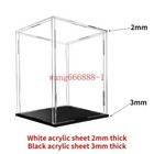 New Diorama Acrylic Dustproof Transparent Display Box Car Model Collectibles
