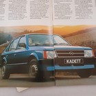 The Opel All Model Range 1981 Sales Brochure   Technical Specifications Guide