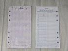 2-day-timer Flaria Notes Lined Refill Pages   Undated Daily 6-hole 3 7  X 6 75 