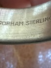 Set Of 4 Gorham Sterling Silver Napkin Rings Double Reeded Monogrammed W  Box