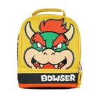 Super Mario Lunch Box Bowser Insulated Dual Compartment Lunch Tote Bag