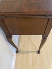 Queen Anne Singer Sewing Cabinet With Stool