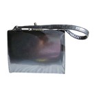 Vintage Byck   s Kentucky Grey Patent Leather Handbag   Coin Purse