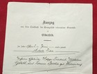 Prewar Ww1 Wwi Imperial Germany Religious Baptism Certificate Document 1913