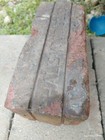 Vintage Antique Reclaimed  Hallwood Block Paver Bricks Block