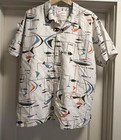 Vintage Kahala Hawaiian Shirt Men s Size 2xl Rare Atomic Fish Print