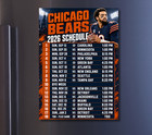 Chicago Bears 2026-27 Magnetic Schedule  5x7  High Definition