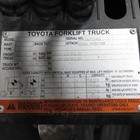 Toyota 8fgu30 6000lb Pneumatic Forklift Lp Gas Forklift 187  Lift 5  X 60  Forks