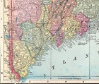 1895 Antique Maine State Map George Cram Map Of Maine Gallery Wall Decor 2876