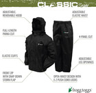 Frogg Toggs All Sport Rain Suit - Xx-large Black Jacket   Black Pants Waterproof