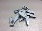 New Lego Slope Curved 3 X 1 No Studs Light Bluish Gray 50950 Lot Of 10 Or 25 Pcs