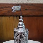 Nickel Plated Havdalah Spice Box Tower Besamim Judaica No Tarnish 7 5 