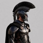 Agamemnon Inspired Greek Warrior Armor  The Odyssey Helmet  Roman Century Helmet