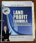 Jack Bosch Land Profit Formula  2008  Real Estate Course     Binders   Cds