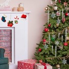 36pcs Christmas Crystal Ornaments Decoration  Hanging Christmas Snowflake Ici   