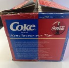  New Damaged Box 1998 Coca Cola Coke Downrod Fan 4 Blade Ceiling Fan light