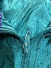 Bocoo Vintage 90s Track Suit Windbreaker Nylon Jacket Lined Green Purple Medium