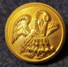 Civil War 2 Piece State Of Louisiana Confederate State Button Albert  La-6-a2
