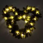Disney Parks Mickey Mouse Icon Light-up Christmas Holiday Wreath